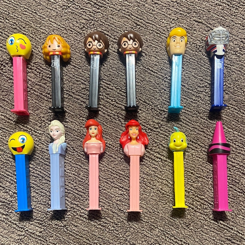 Character-Themed PEZ candy dispensers